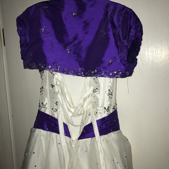 Strapless Prom Dress w/ jacket - Picture 3 of 3